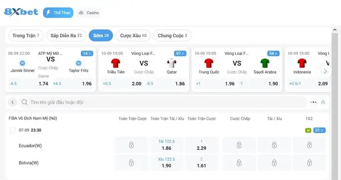 Hướng dẫn tham gia cá cược bóng rổ tại 8xbet